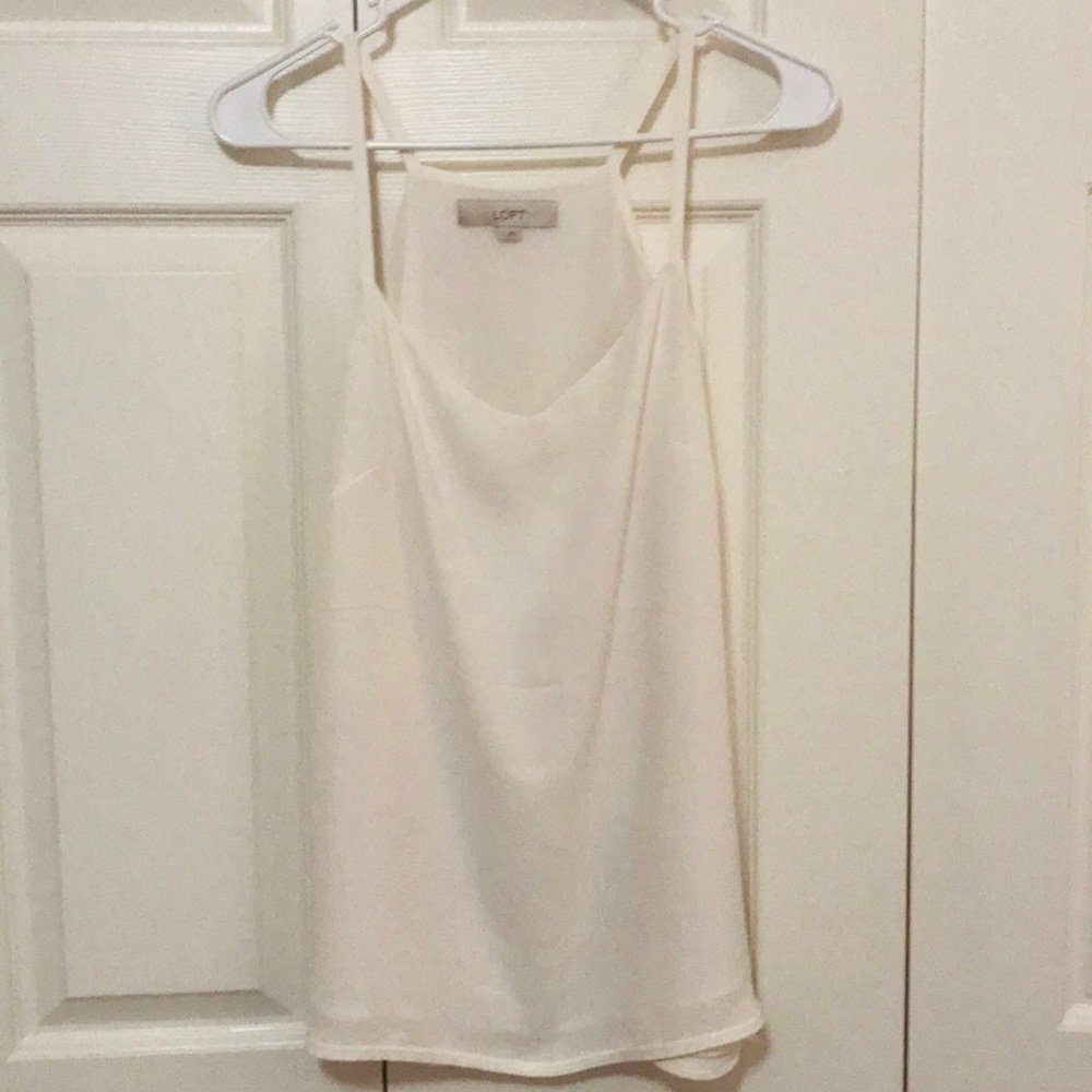 White Loft Tank Blouse